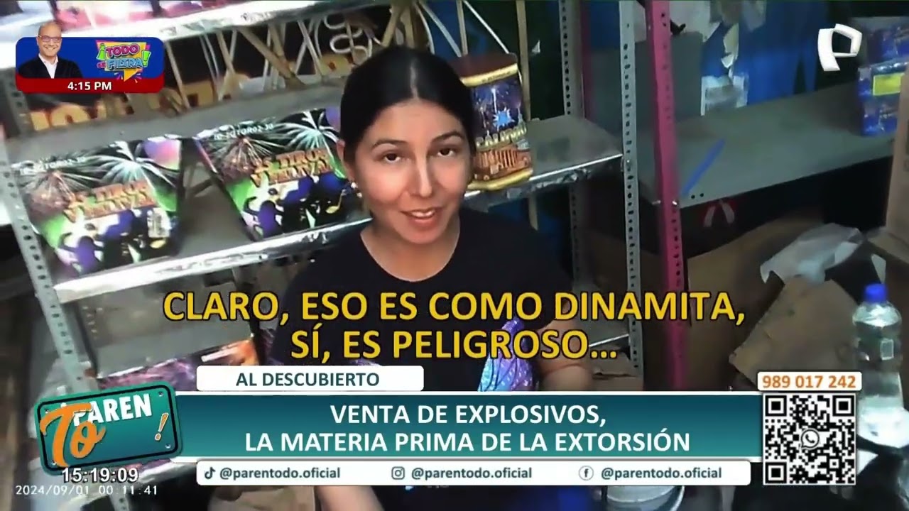 Comerciantes venden explosivos que son usados en en extorsiones