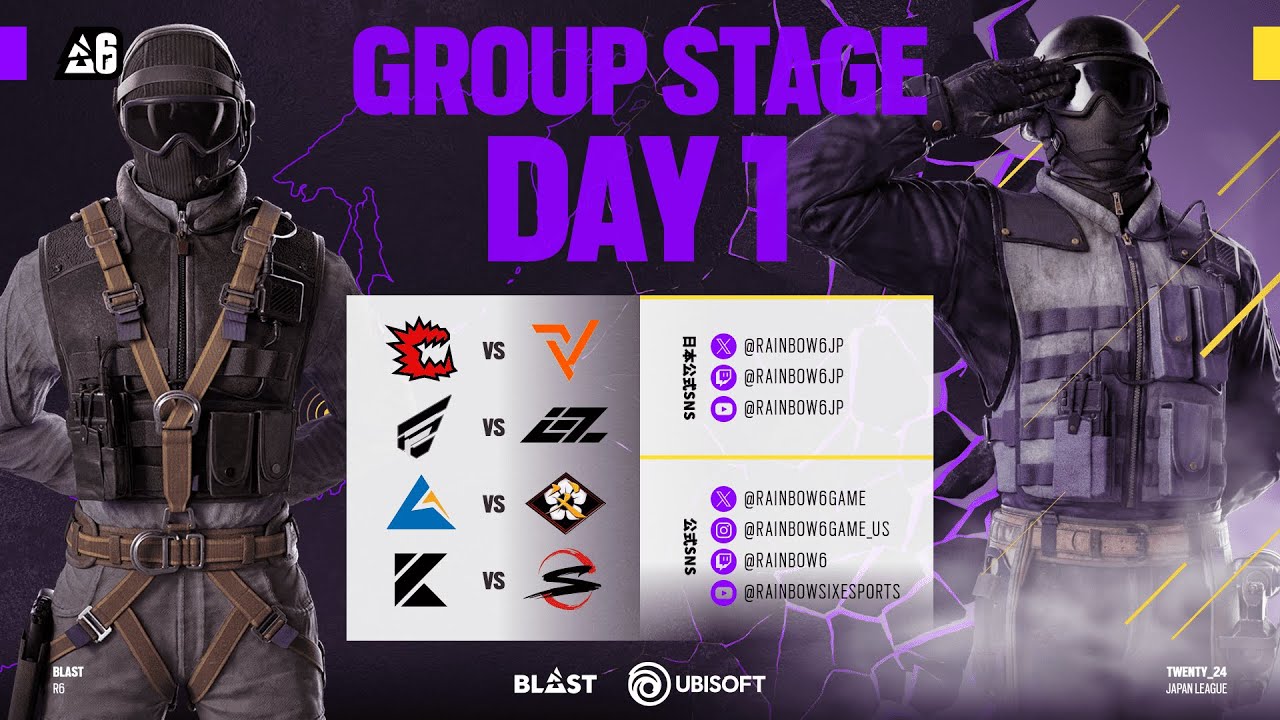 BLAST R6 Japan League 2024 Stage 2 Group Stage Day 1