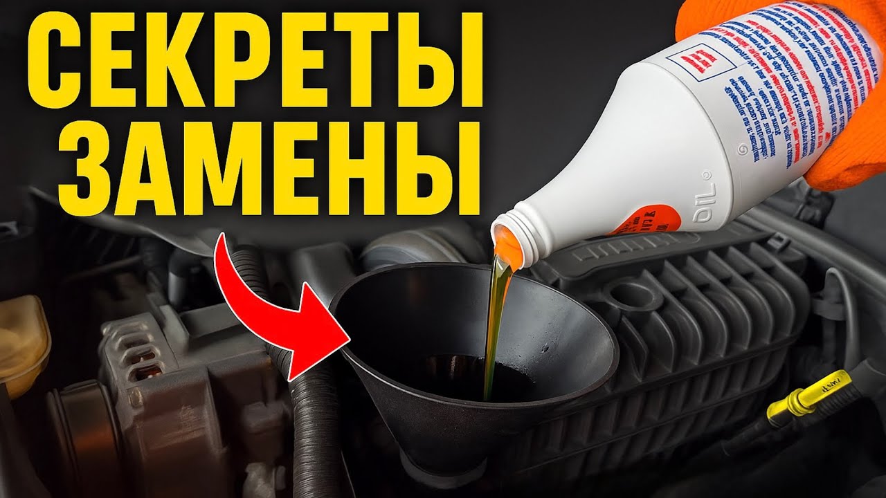 Делайте ЭТО перед каждой Заменой МАСЛА и Ваш ДВИГАТЕЛЬ Никогда Не Сломается!