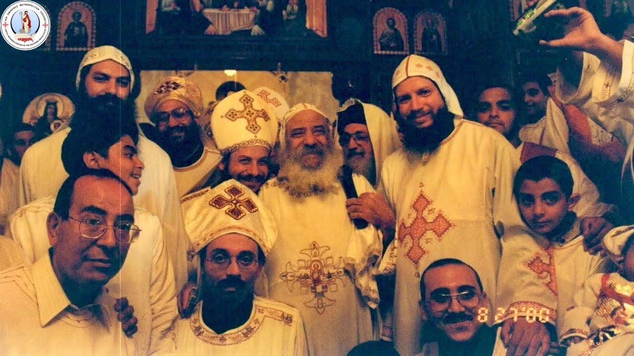 Metropolitan Youssef:Pope Shenouda Priest Ordination FrMina Iskander Liturgy/Homliy@St Mina8/27/2000
