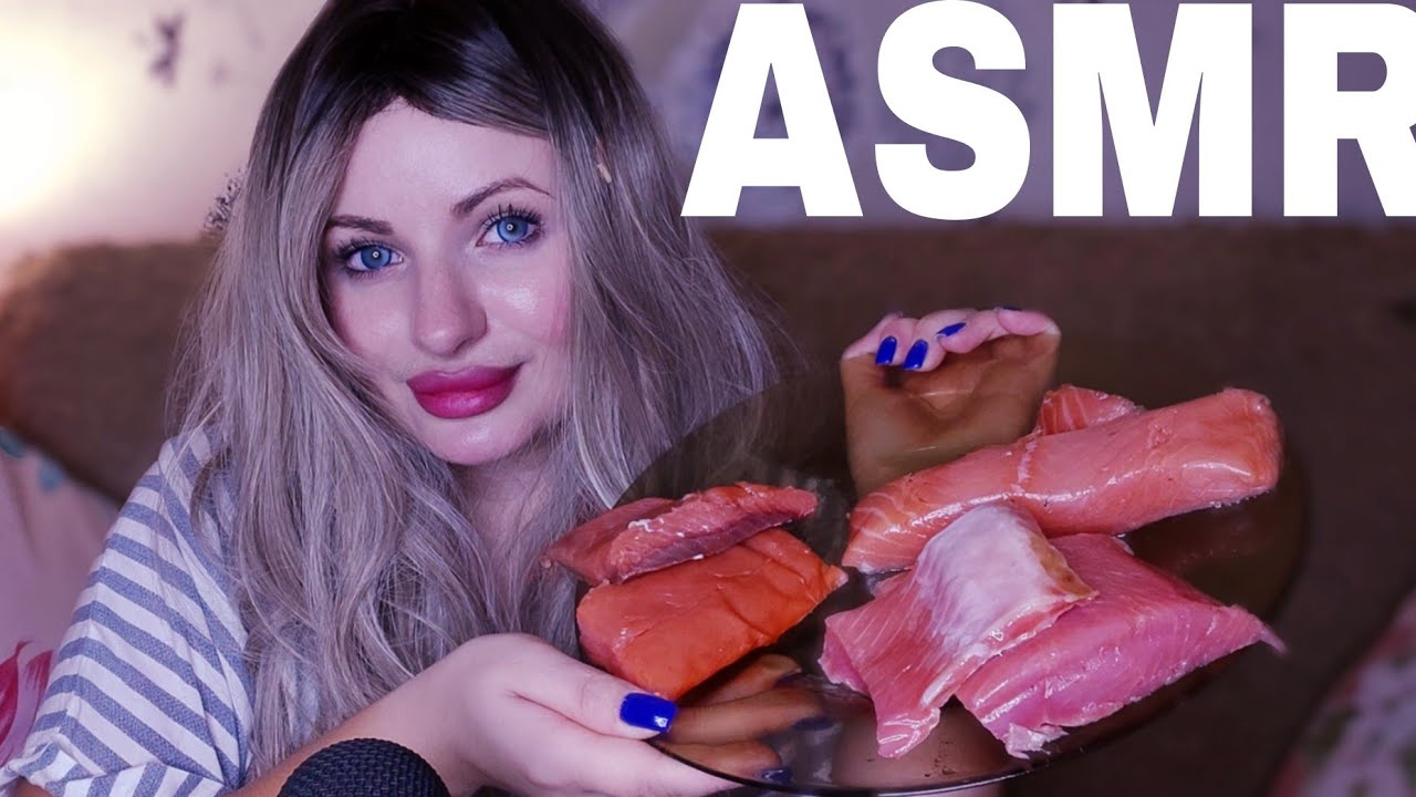 ASMR /ИТИНГ КРАСНОЙ РЫБКИ