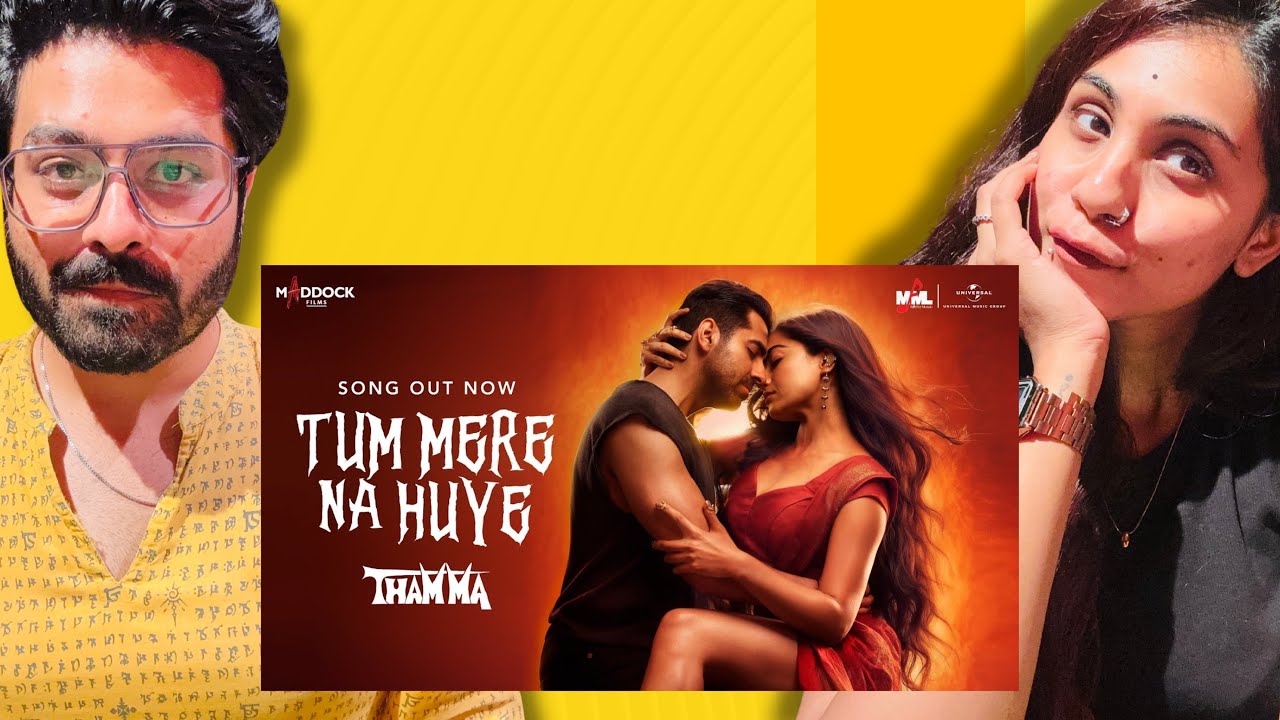 Tum Mere Na Huye Reaction | Thamma | Ayushmann K, Rashmika M | Sachin-Jigar, Madhubanti B, Amitabh B