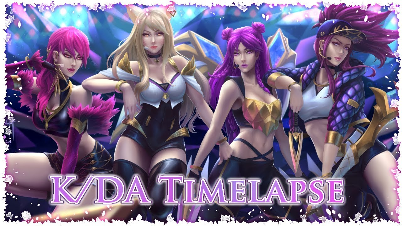 K/DA [Illustration Timelapse]