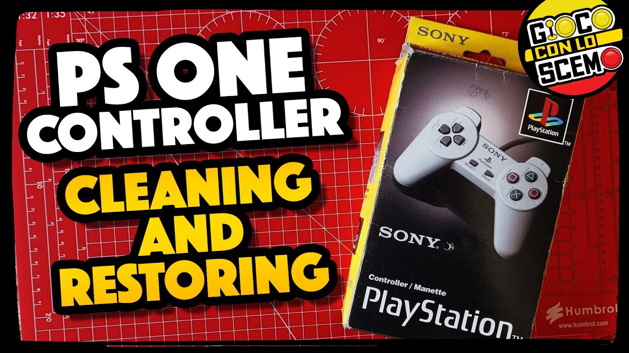 Playstation 1 CONTROLLER - Pulizia e Restauro retroconsole ASMR