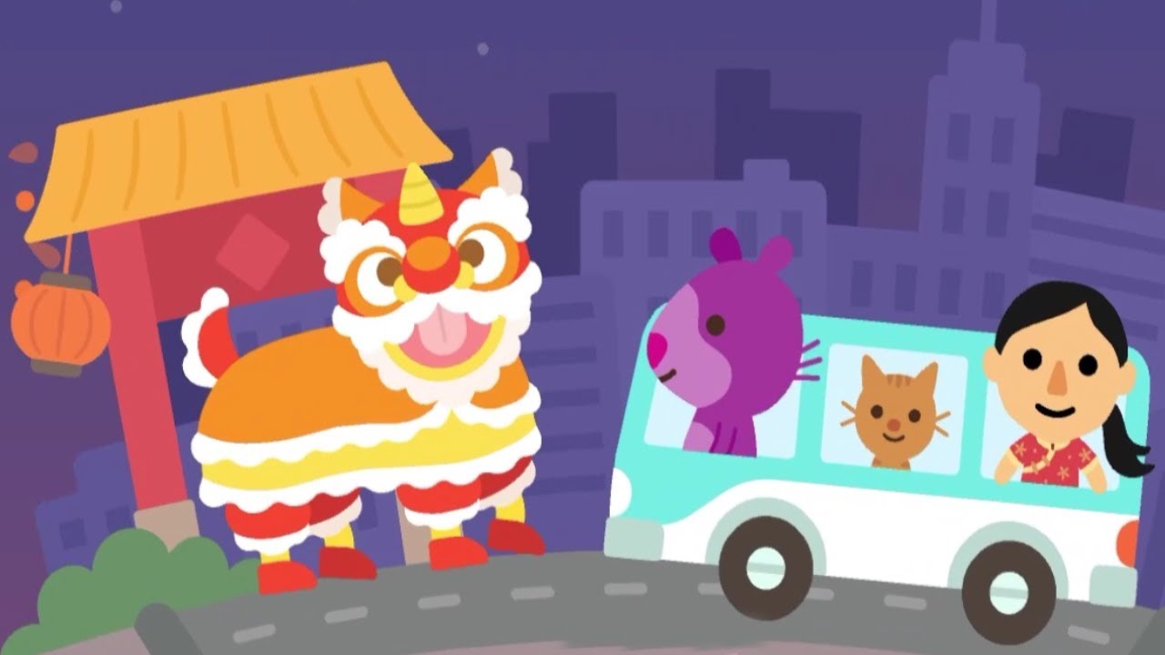 Sago Mini Big City, Pet Diner & Auto Shop - Sago Mini World Kids Games