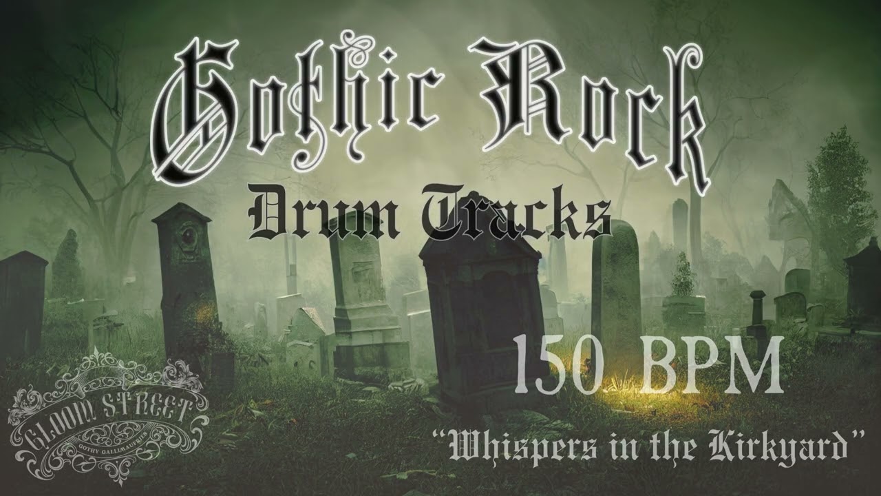 Goth Rock Drum Track 150bpm 