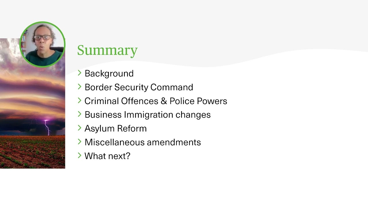 Border Security, Asylum & Immigration Act 2025 - Forthcoming Changes in 2026 - Webinar