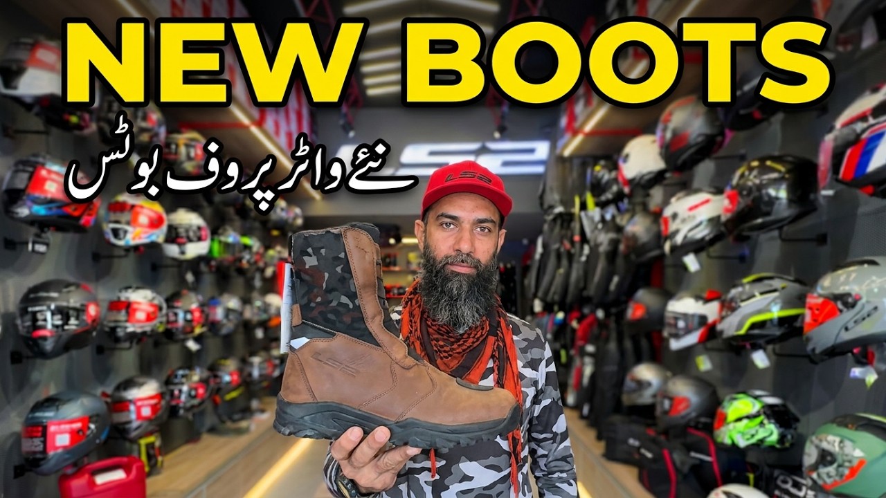 My New LS2 Adventure Man Waterproof Boots | LS2 Helmets North Nazimabad Branch Karachi