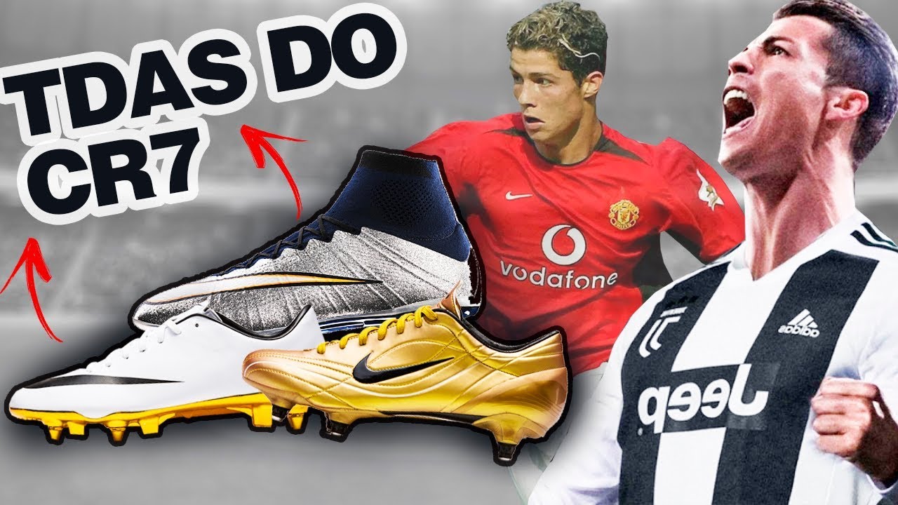 TODAS AS CHUTEIRAS DO CR7 DE TODOS OS TEMPOS - NIKE MERCURIAL