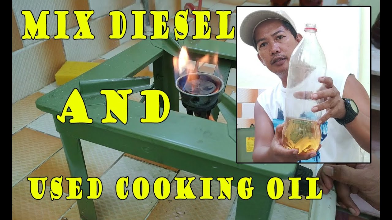 Mix Diesel Mantika Kalan Used Cooking Oil Stove No LPG Free Gas