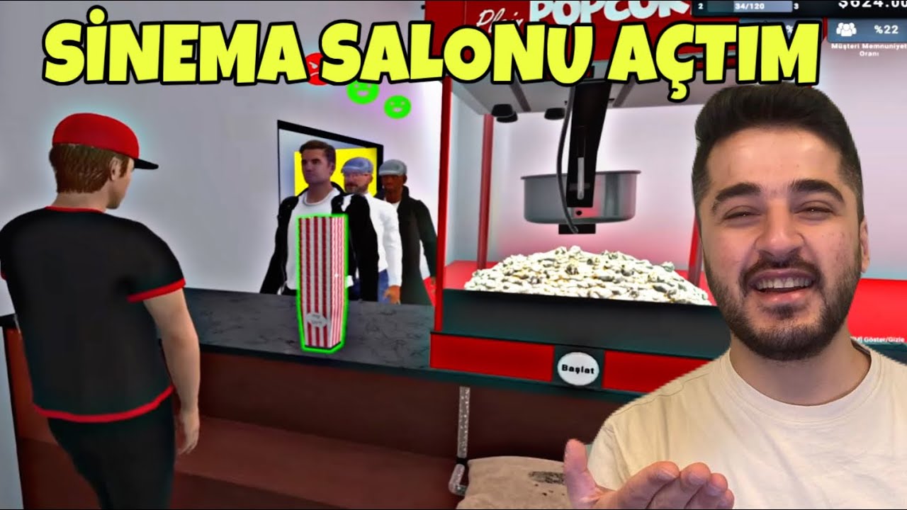 SİNEMA SALONU AÇTIM, YA BATICAZ YA ÇIKICAZ! -CINEMA SIMILATOR