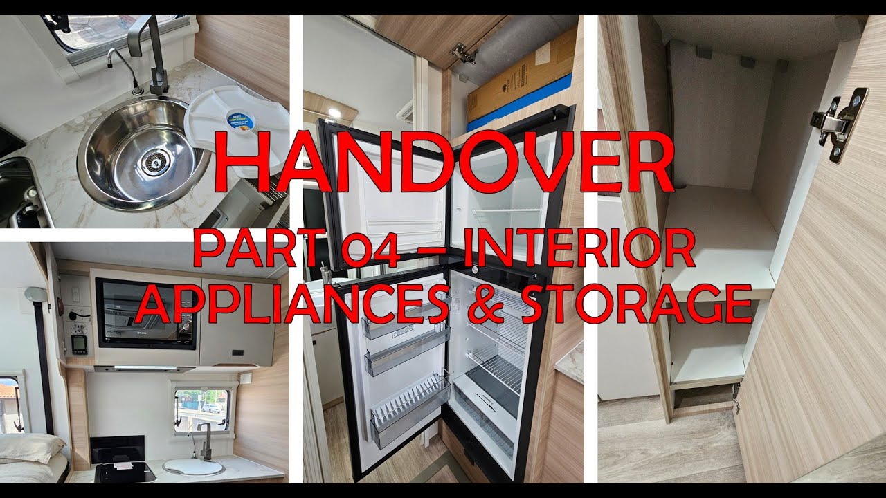 2025-09-29 (Mon) Jayco 20-5 Handover (Part 04) Interior - Appliances and Storage