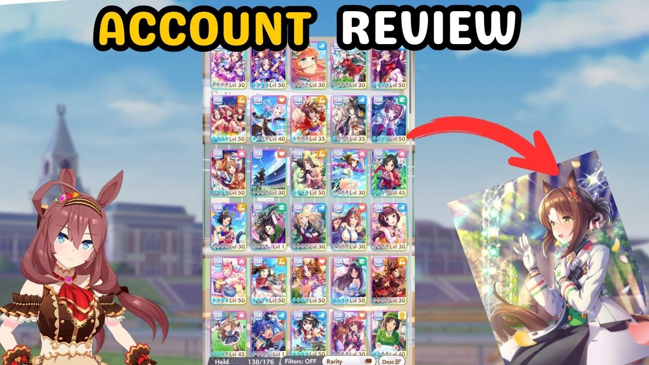 Account Reviews - F2P to Whale - How do They Look & What Do They Need? | Umamusume: Pretty Derby