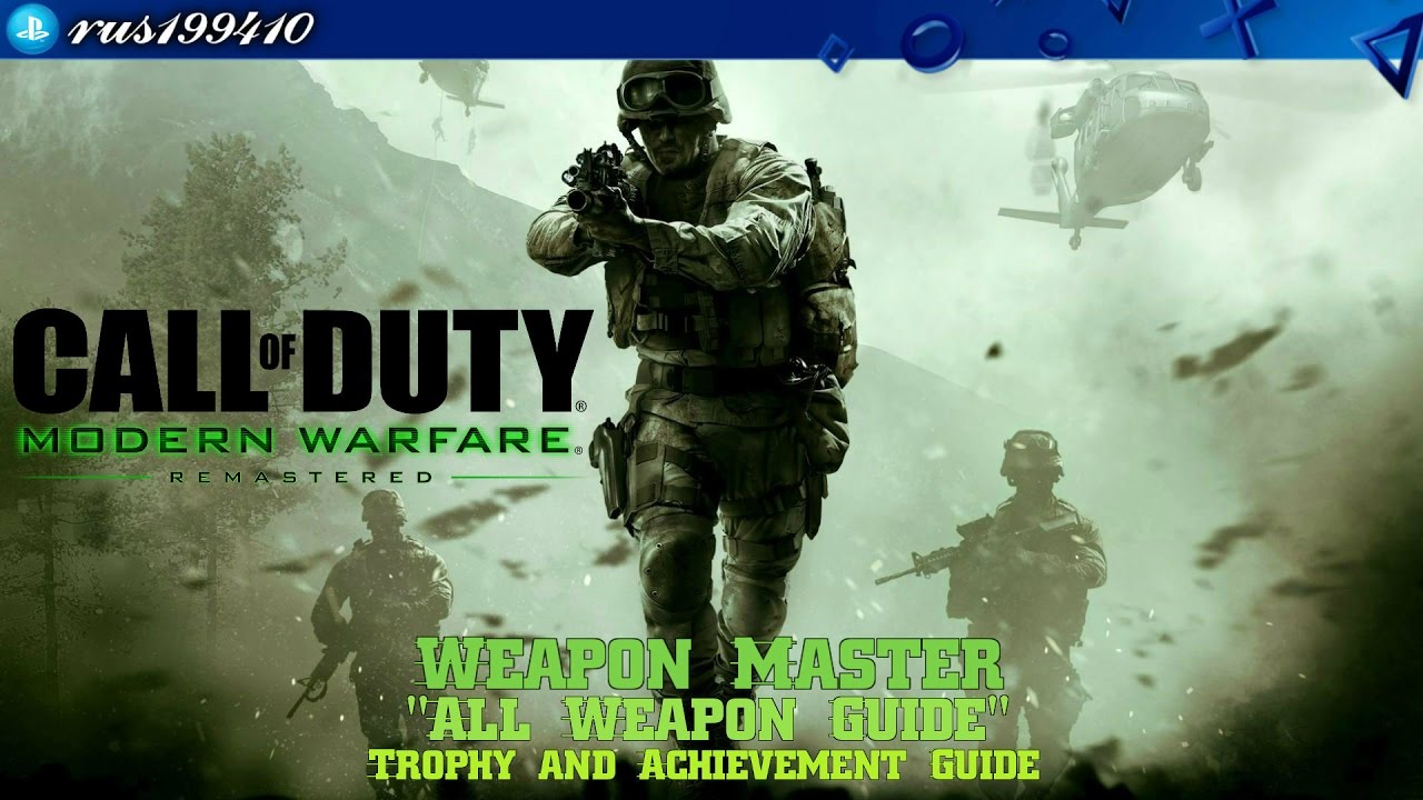 Call of Duty: Modern Warfare Remastered - Weapon Master 