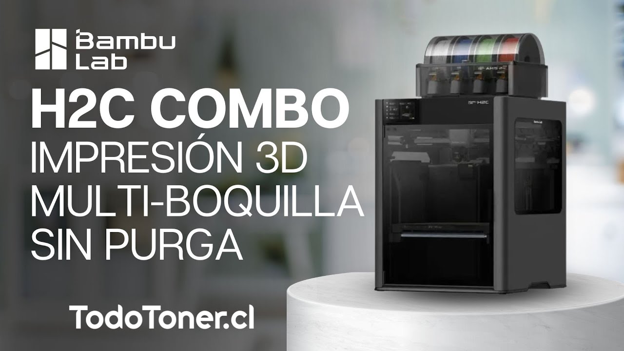 BAMBU LAB | H2C COMBO. Impresión Multi-Boquilla sin Purga