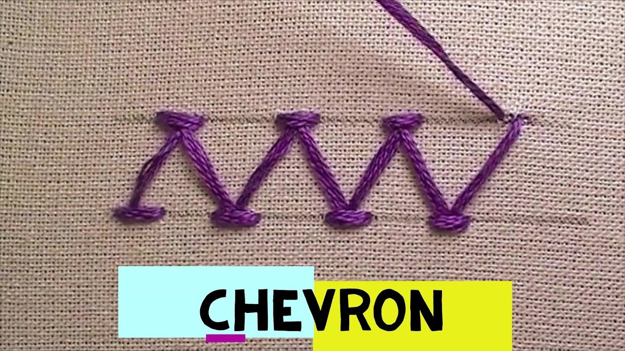 21)*PUNTO CHEVRON-CHEVRON STITCH-POINT CHEVRON-PONTO EM ZIGU&Eacute;TAGUE* [Bordado a mano-Hand Embroidery]