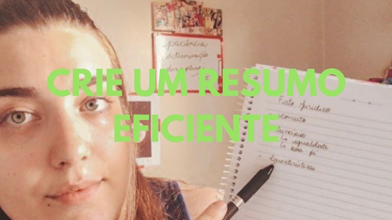 COMO FAZER RESUMOS EFICIENTES