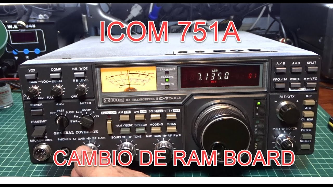 Actualizacion RAM BOARD icom 751A