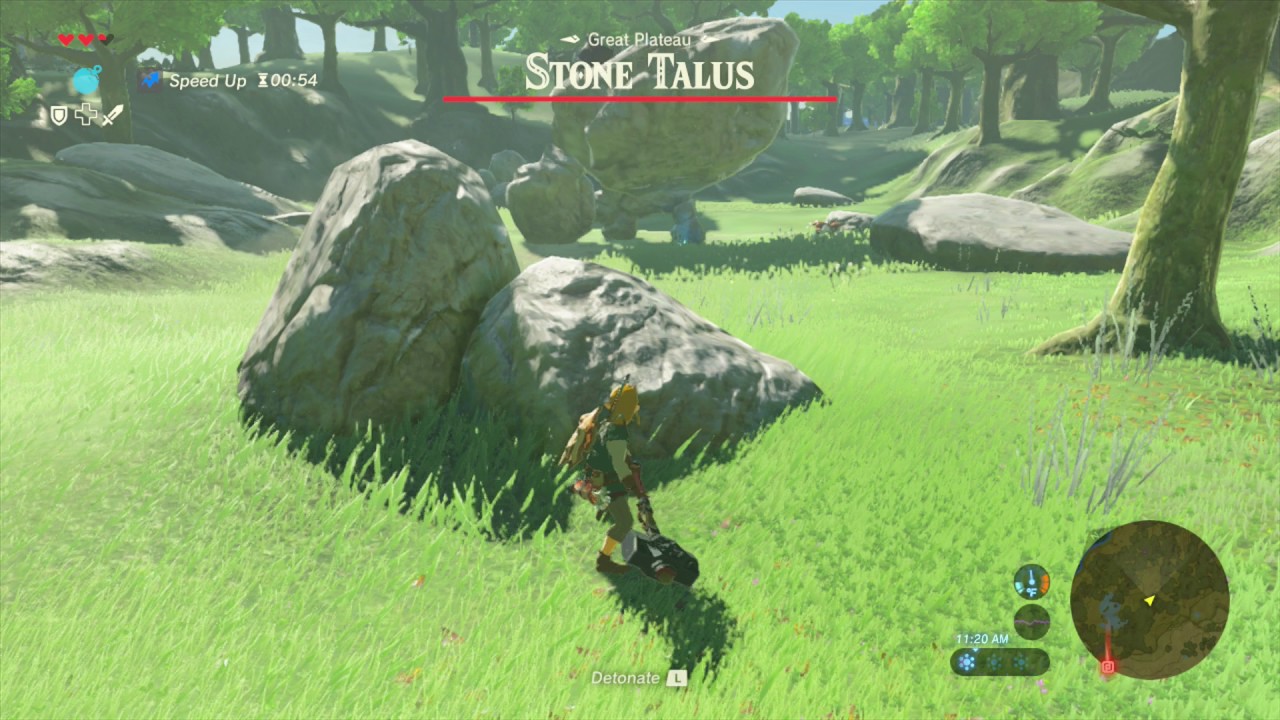 C&oacute;mo matar facilmente al Stone Talus | Zelda breath of the wild
