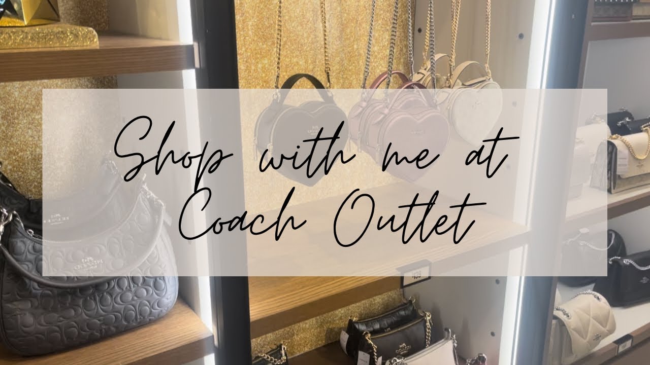 Coach Outlet Trip! New Styles and ✨Festive Colors✨Aria Shoulder Bag, Dempsey Totes and More