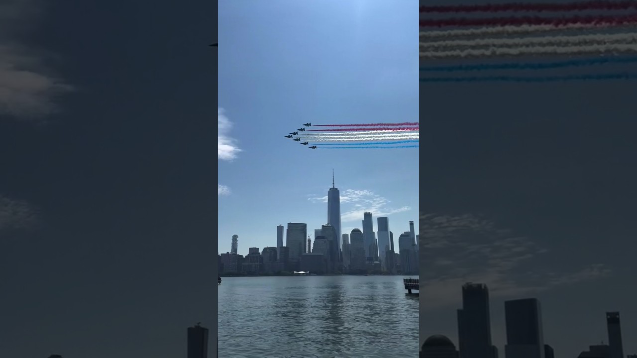 NYC July 4th 2026 Fighter Jet Flyover Over Manhattan | USA Independence Day New York Jets Display