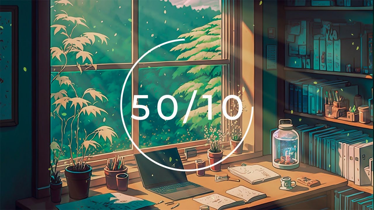 50/10 POMODORO TIMER ★ ︎ Уютная комната с музыкой LOFI для отдыха, обучения и работы