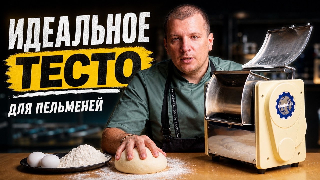 Тестомес Foodatlas HO-2. Рецепт пельменного теста