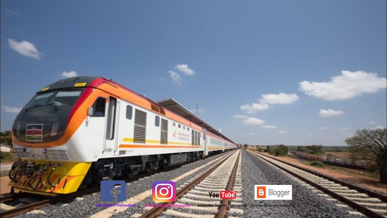 SGR From Mombasa to Nairobi Kenya 4k Drone Footage
