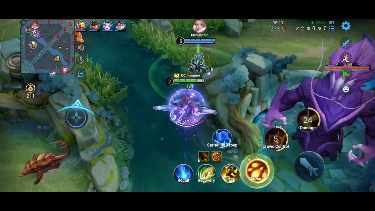 HOK _ Angela Gameplay