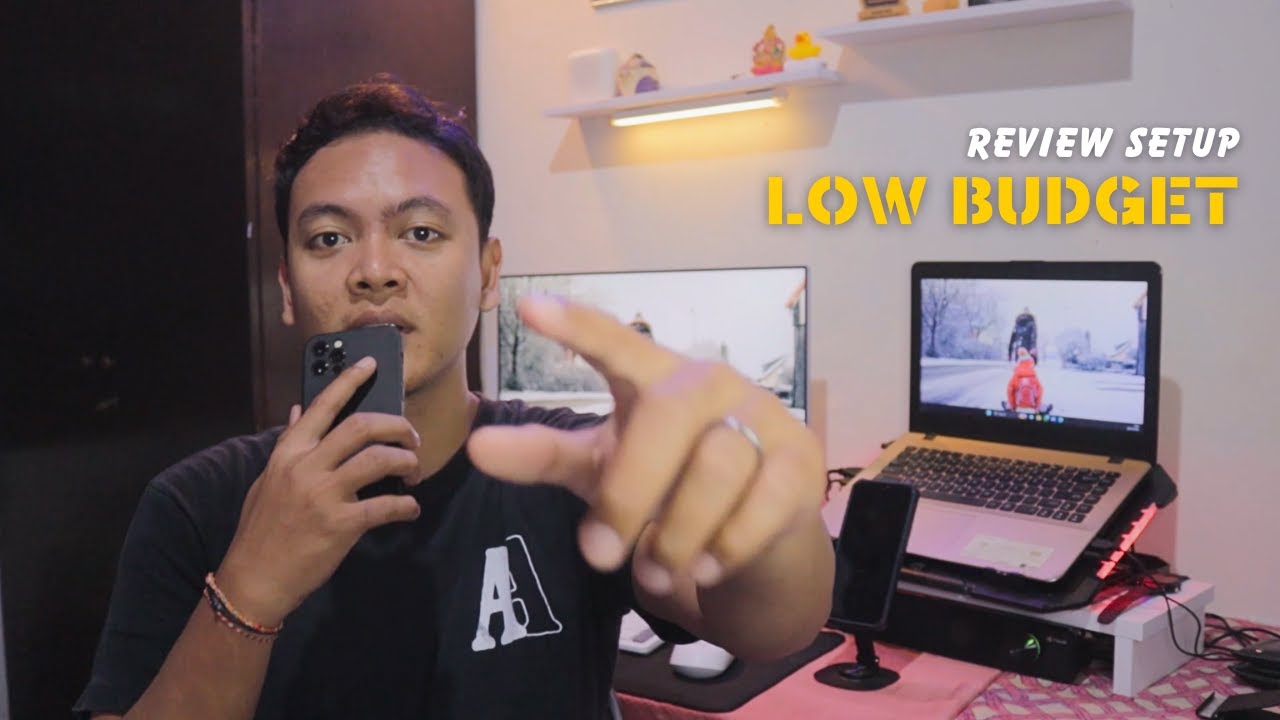 Review Setup Meja Kerja LOW BUDGET‼️Tapi NYAMAN