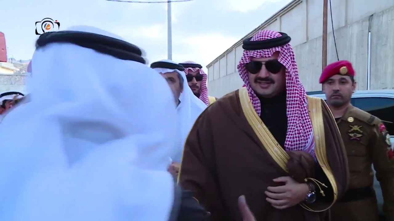 شيخ الشمل عبدالله بن جاري ونواب ومشايخ بني عمرو يرحبون بمقدم صاحب السمو الملكي الامير تركي بن طلال ب