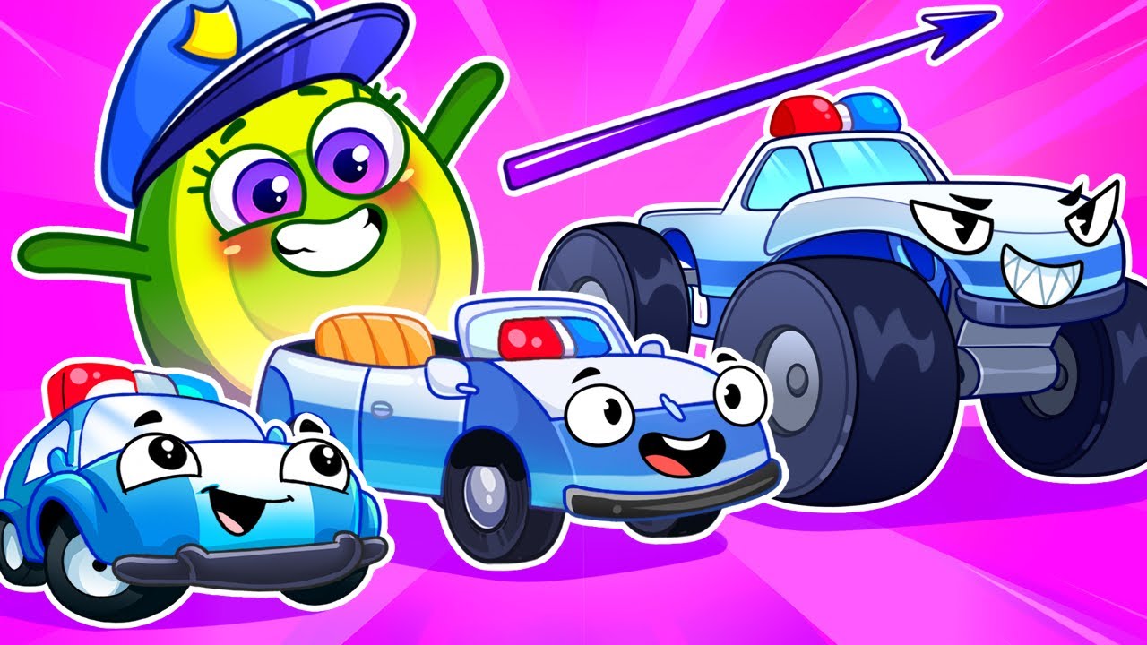 Police Monster Truck | Pretend To Be Police Officer 👮‍♀️ Best Kids Cartoon by Meet Penny 🥑💖