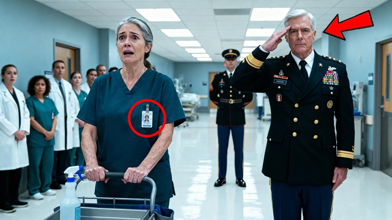She Cleaned Hospital Rooms for 6 Years — Then a Four-Star General Walked In and Saluted Her First