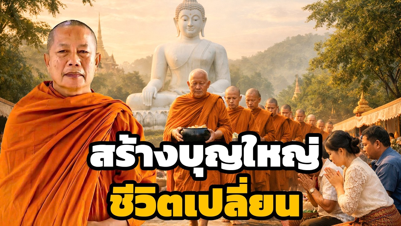บุญใหญ่ให้ผลอานิสงส์  ธรรมะคลายทุกข์ พระมหาบุญช่วย ปัญญาวชิโร 3