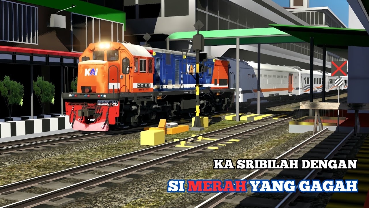 SEKARANG KA SRIBILAH MENGGUNAKAN LOKOMOTIF RNB | TRAINZ RAILROAD 2019 | IMAJINASI