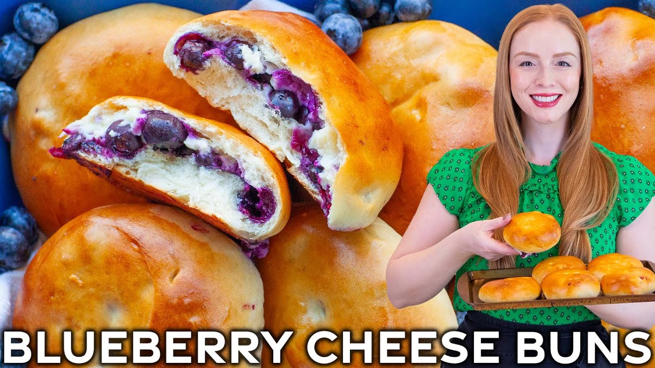 The Best Blueberry & Cream Cheese Buns!!