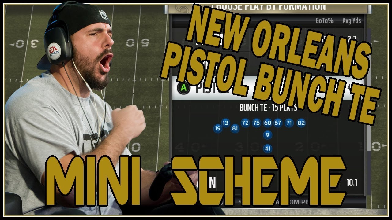 Madden 19 - PISTOL BUNCH TE - MINI SCHEME