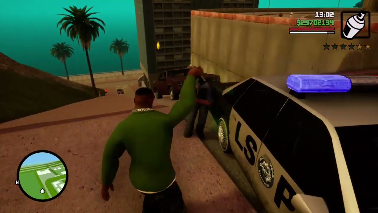 Intoxicando gente con el graffiti #2 Gta san andreas 