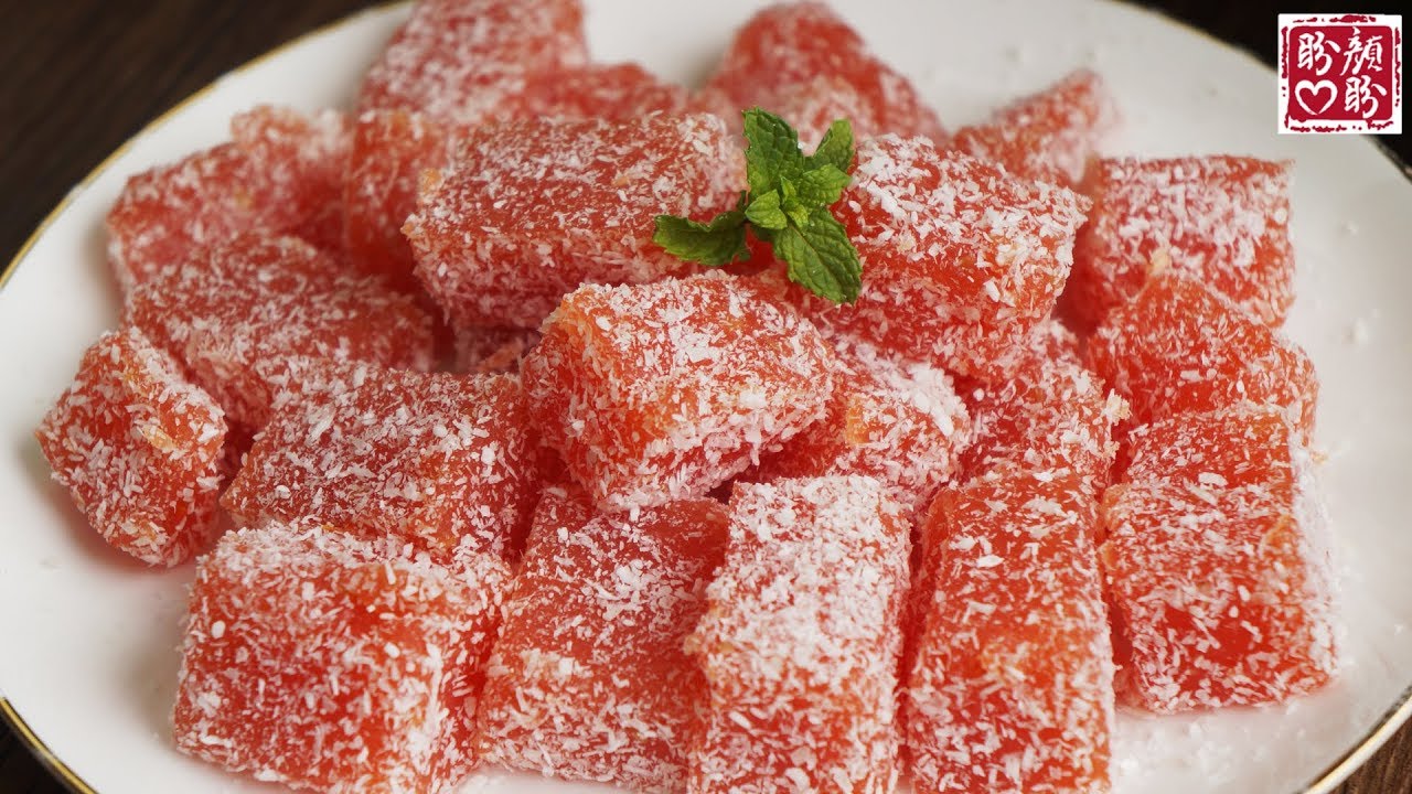 Tomato pastry。西红柿小凉糕，酸酸甜甜，清凉爽口，做法超级简单！