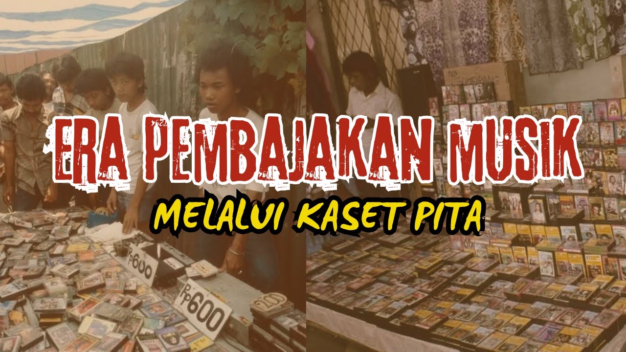 Trend Pembajakan Musik Melalui Kaset Pita