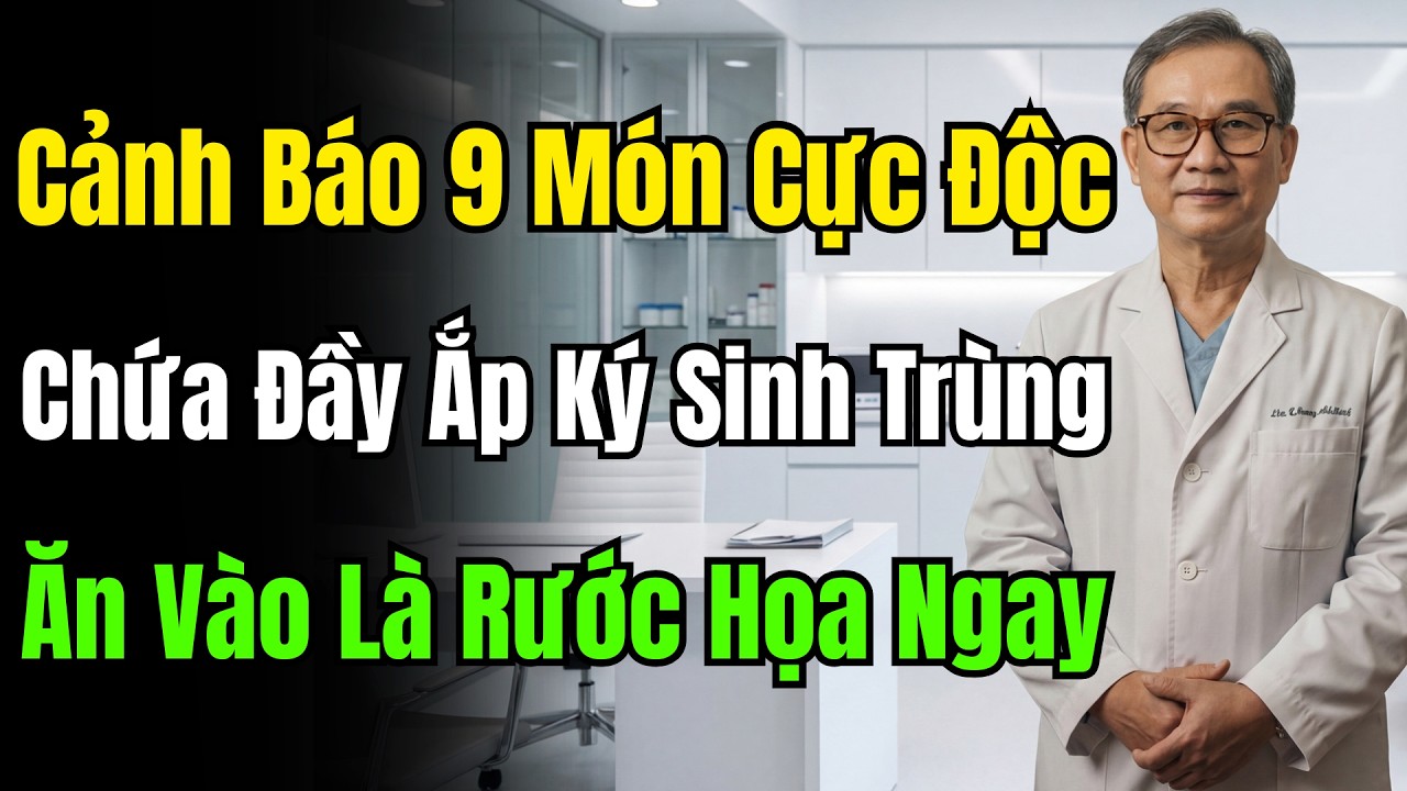 Cảnh Báo: 9 Thực Phẩm Nhiều Ký Sinh Trùng Nhất! Món Số 1 Ai Cũng Mê, Nhiệt Độ Cao Không Diệt Được