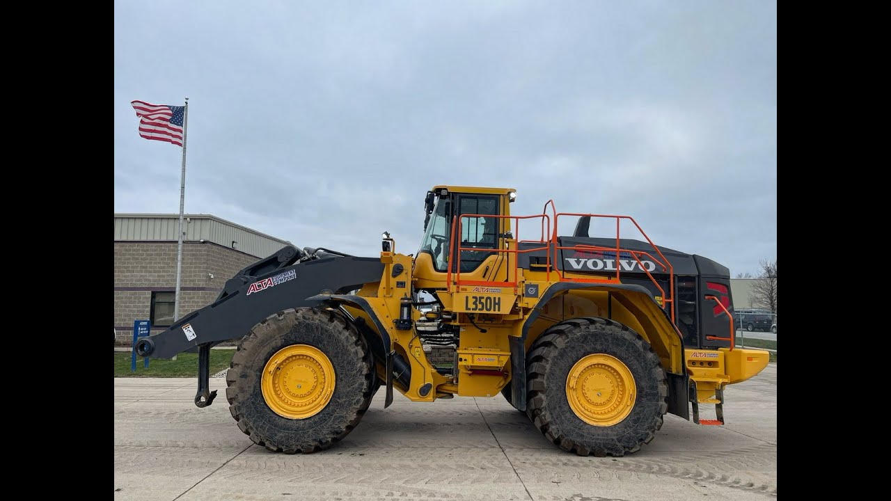 Volvo L350H with 4,100 hours of use.