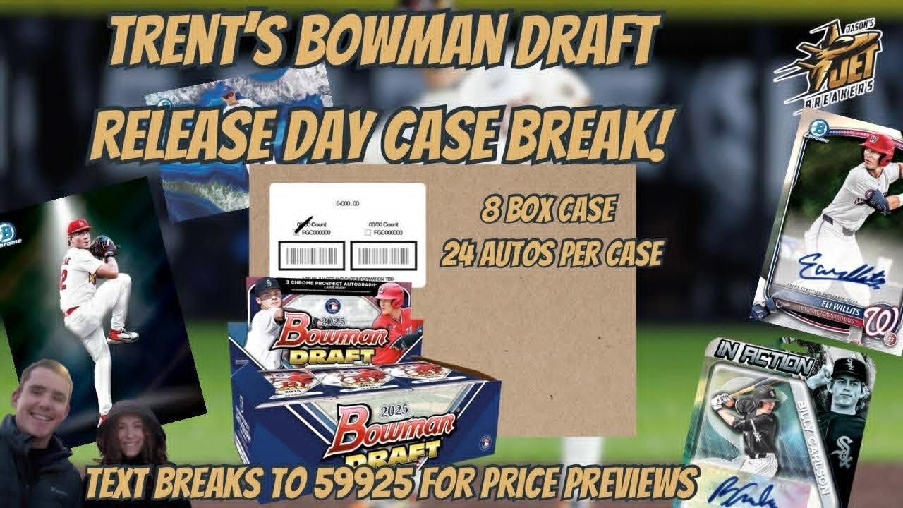 2025 Bowman Draft Release Day Case Break!