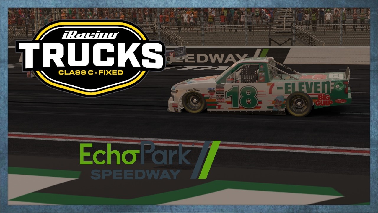 NASCAR Class C Fixed at EchoPark - Chevrolet Silverado - iRacing - 2/17/26 - No Audio