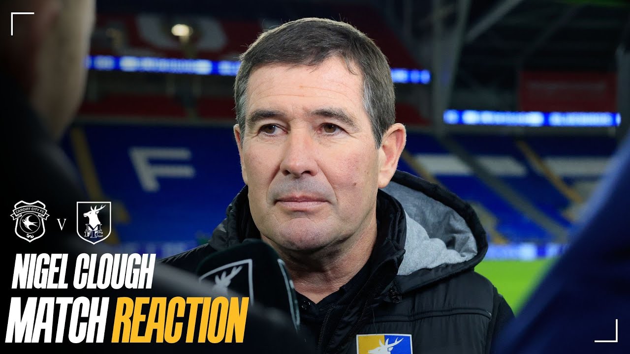 Nigel Clough on Cardiff loss 🗣️ | Cardiff 3-0 Stags