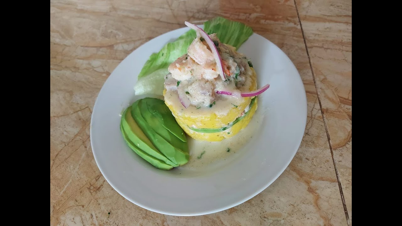 Causa Acevichada de Langostinos