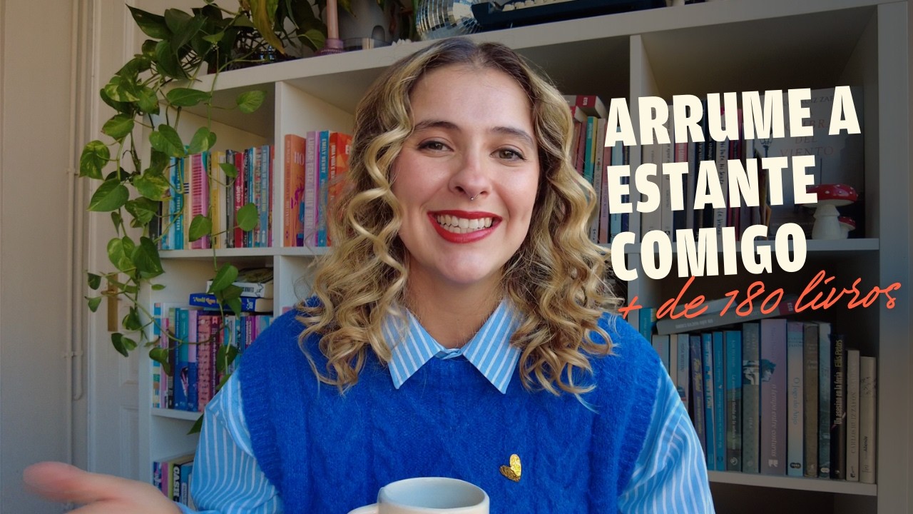BOOKSHELF TOUR 📚 Como organizo todos os livros da minha estante