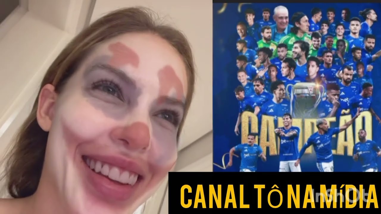 SAORY COMEMOROU A VITÓRIA DO SEU CLUBE DO CORAÇÃO CRUZEIRO CAMPEÃO DE MINAS