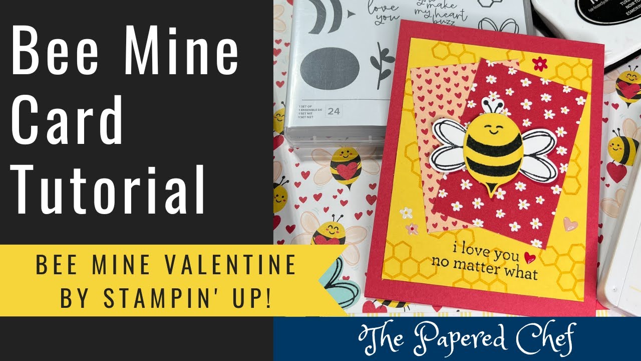 Sneak Peek - Bee My Valentine & Bee Mine DSP by Stampin’ Up!