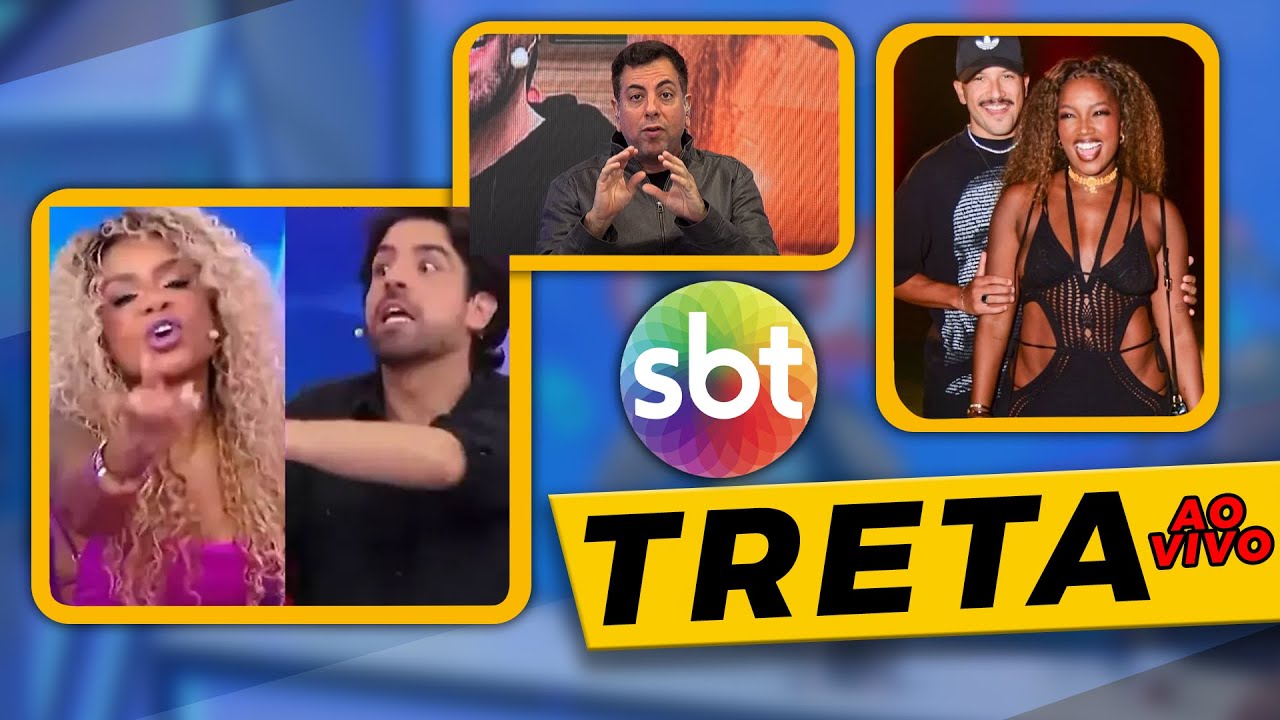 CARIÚCHA E MATHEUS BALDI QUEBRAM O PAU AO VIVO NO SBT